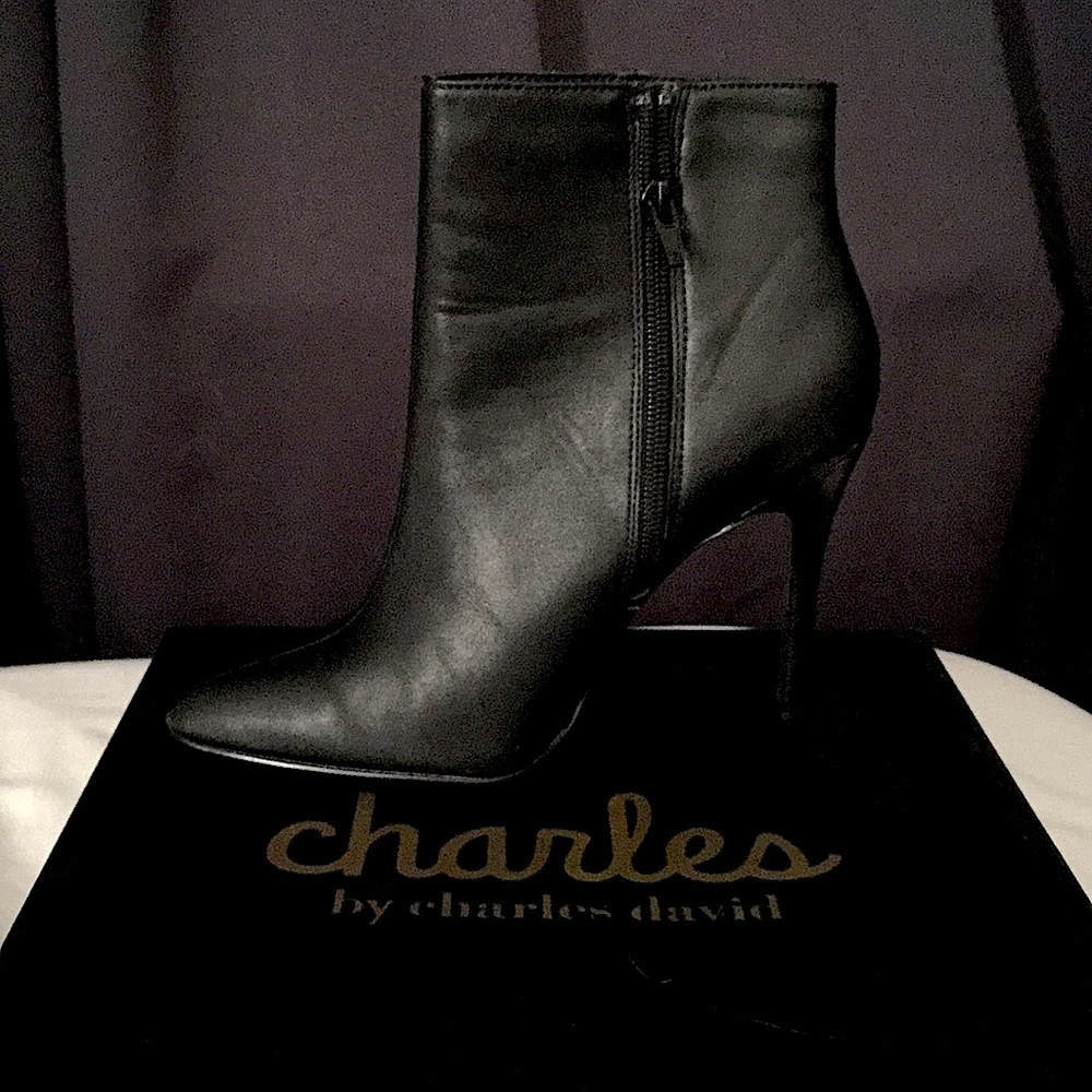 Charles David high heel booties